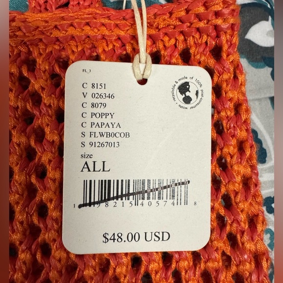 Free People crochet orange crossbody - Picture 7 of 7